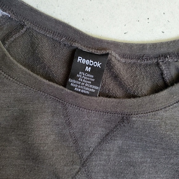 Grey Reebok Sweatshirt - medium - Picture 2 of 5